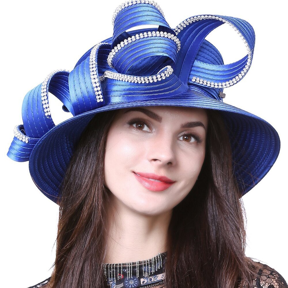 4193 Sweet Cute Cloche Oaks Church Dress Bowler Derby Wedding Hat Party